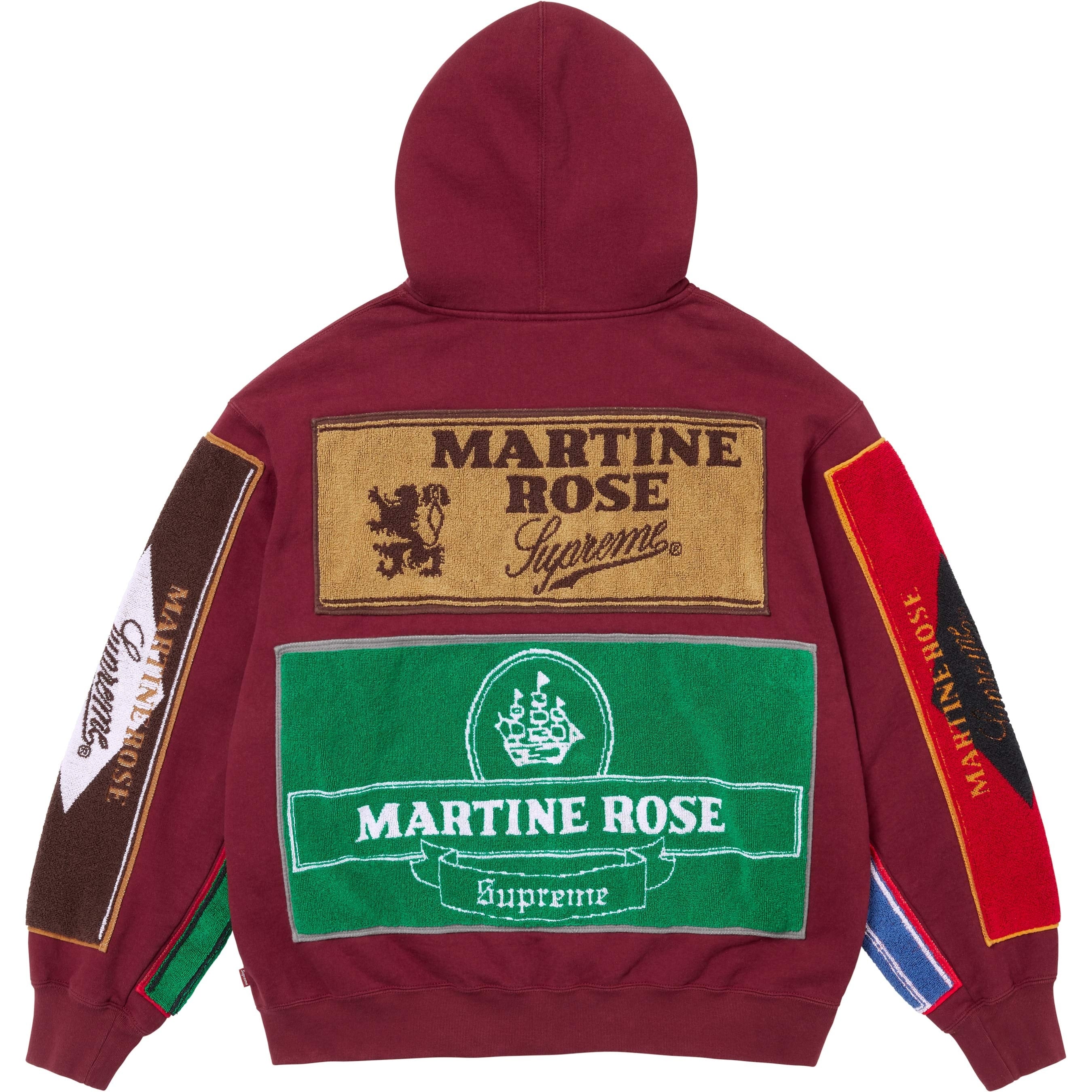 Supreme®/Martine Rose® Towel Zip Up Hooded Sweatshirt view 5